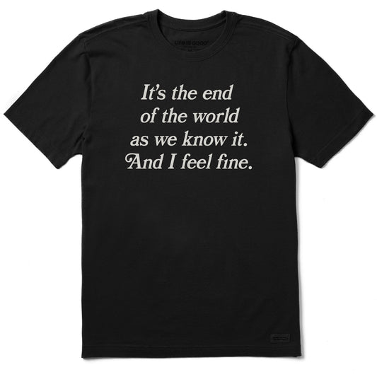 Men's It's the End of the World Short Sleeve Crusher Tee
