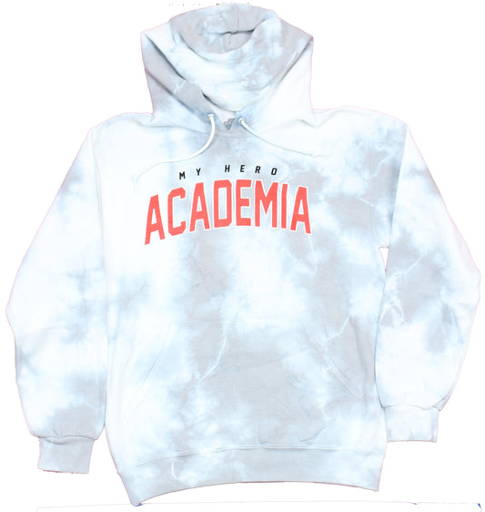 My Hero Academia Mens Pullover Hoodie- Word Logo Plus Ultra High Back