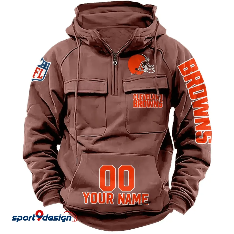 Cleveland Browns Vintage Men Hoodie