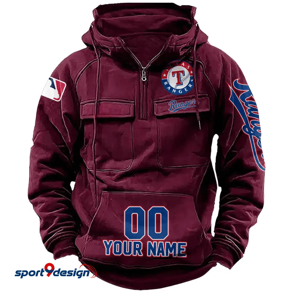 Texas Rangers Vintage Men Hoodie