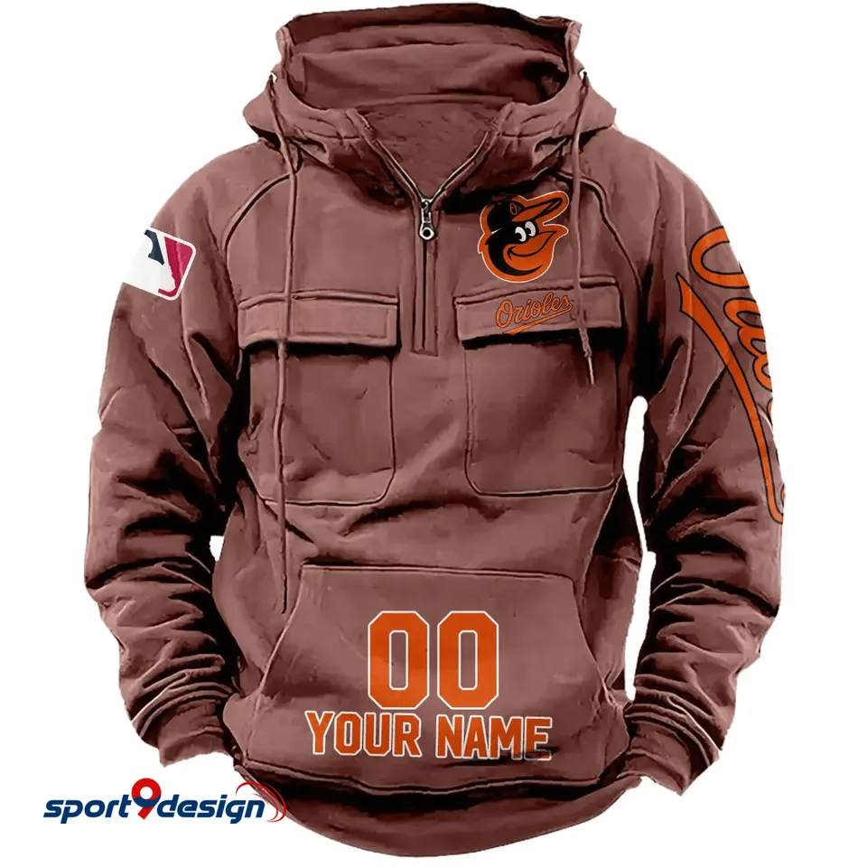 Baltimore Orioles Vintage Men Hoodie