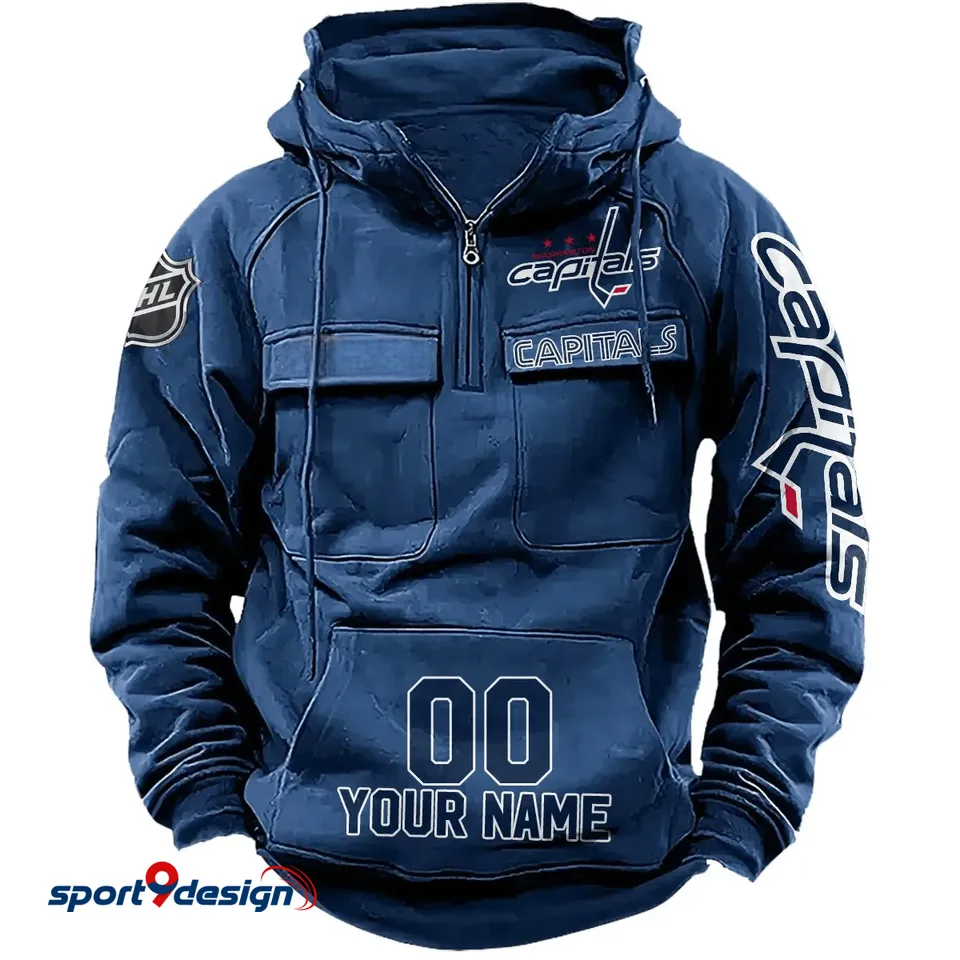 Washington Capitals Vintage Men Hoodie AZVMHD289 - Sport9Design