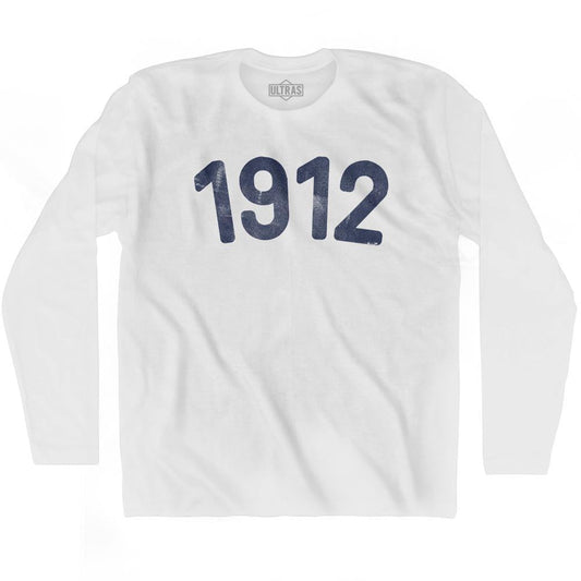 1912 Year Celebration Adult Cotton Long Sleeve T-shirt Style001