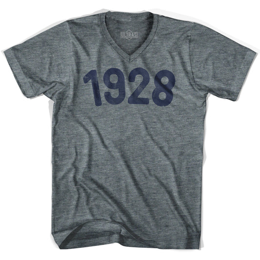1928 Year Celebration Adult Tri-Blend V-neck Womens T-shirt