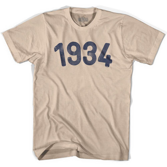 1934 Year Celebration Adult Cotton T-shirt Style002
