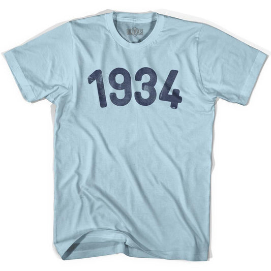 1934 Year Celebration Adult Cotton T-shirt Style001
