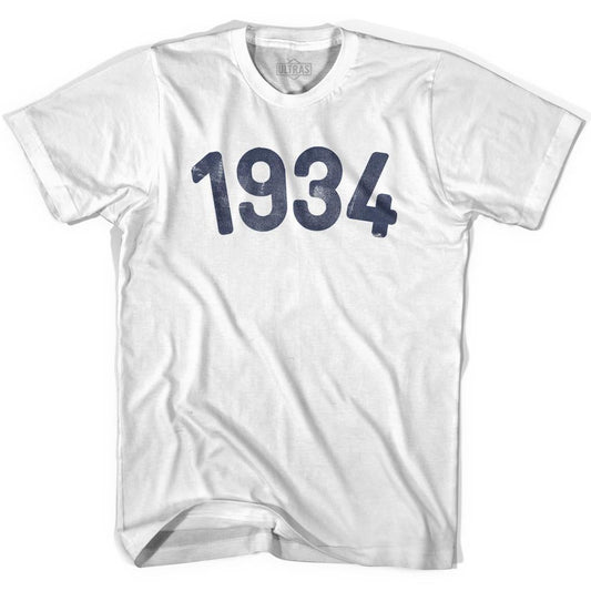 1934 Year Celebration Adult Cotton T-shirt Style004