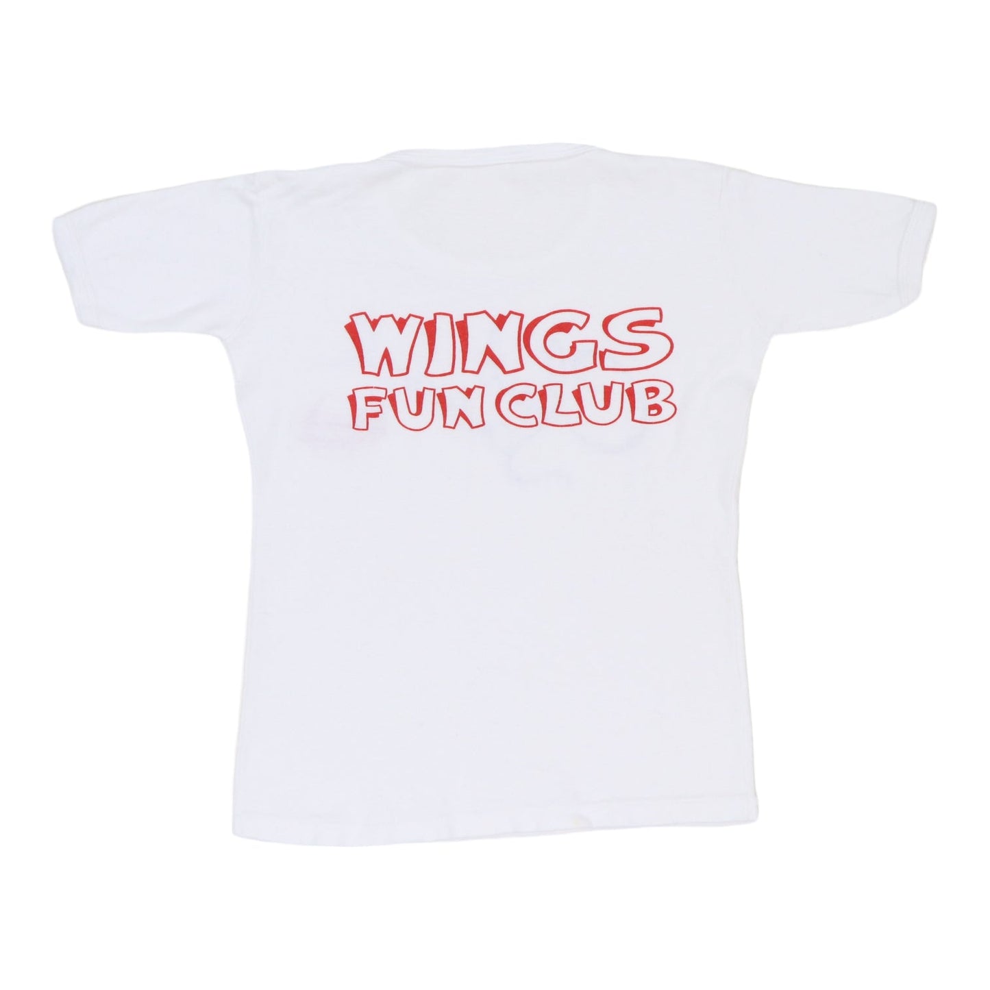 1970s Paul McCartney Wings Fan Club Sandwich Shirt Style001
