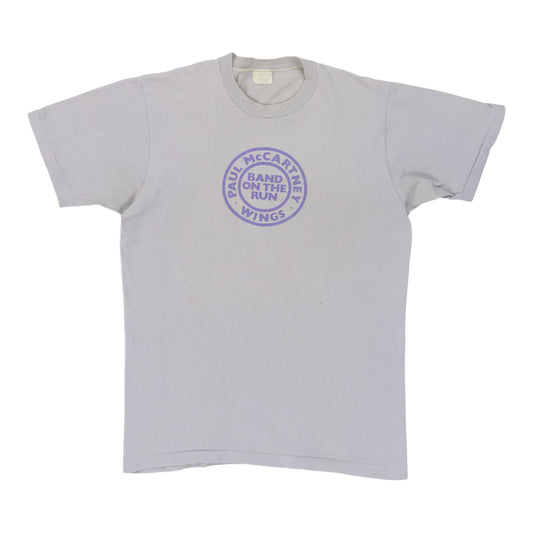 1973 Wings Paul McCartney Band On The Run Promo Shirt Style003