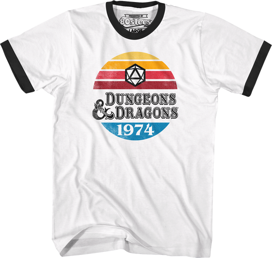 1974 Dungeons & Dragons Ringer Shirt