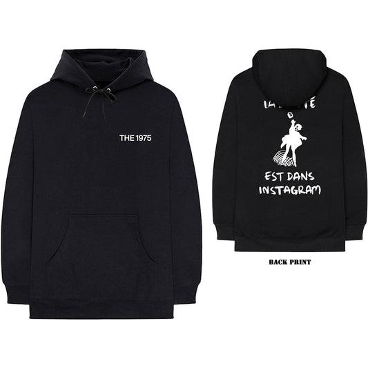 The 1975 Pullover Hoodie: ABIIOR Est Dans Instagram (Back Print)
