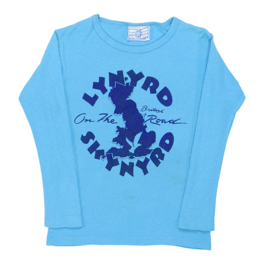 1976 Lynyrd Skynyrd On The British Road Tour Shirt Style001