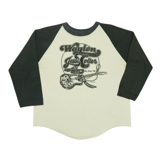 1979 Waylon Jennings Jessi Colter On Tour Jersey Shirt