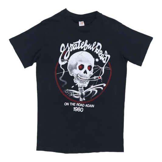 1980 Grateful Dead On The Road Again Tour Shirt Style001