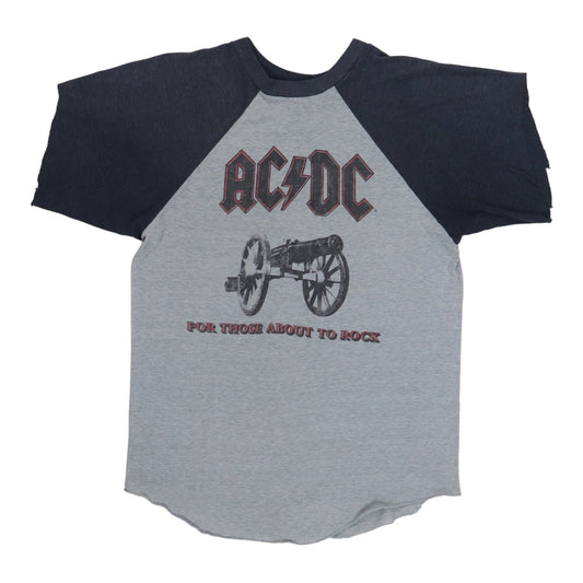 1981 ACDC For Those About To Rock Tour Jersey Shirt Style001