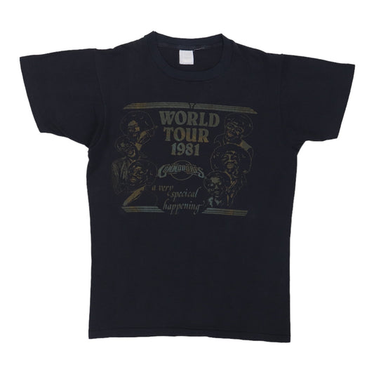 1981 Commodores In The Pocket World Tour Shirt Style001