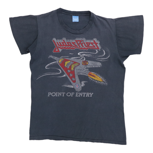 1981 Judas Priest Point Of Entry Tour Shirt Style001
