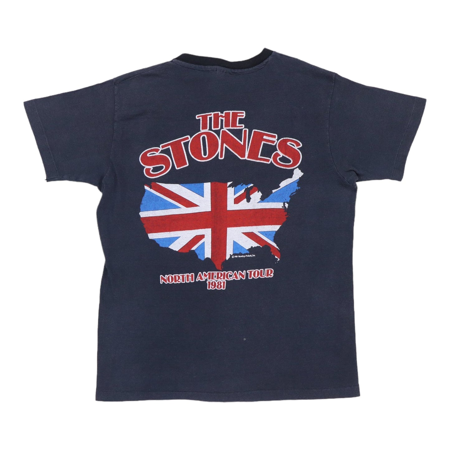 1981 Rolling Stones Tour Shirt Style001