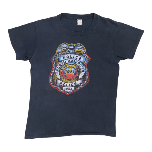 1981 The Police North American Tour Shirt Style001