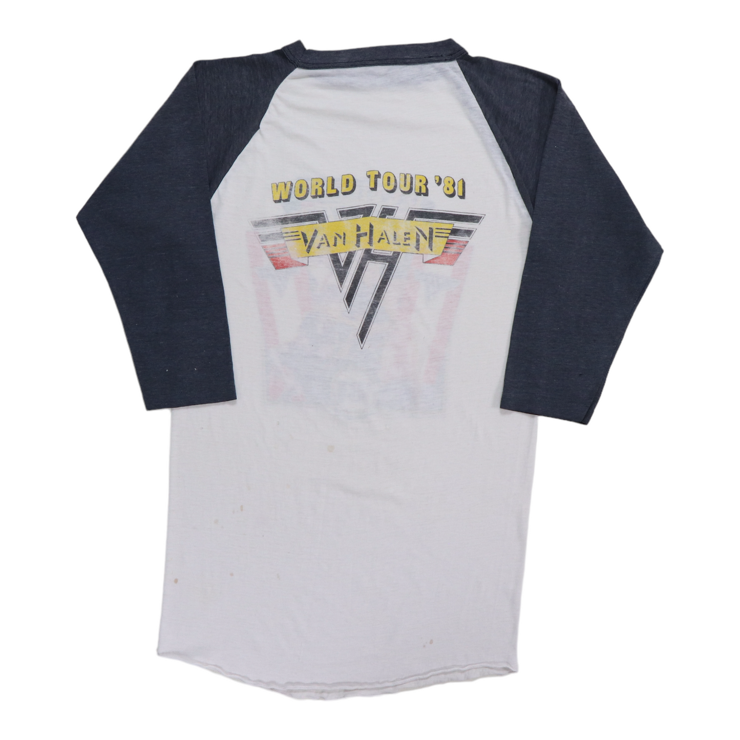 1981 Van Halen World Tour Jersey Shirt Style001