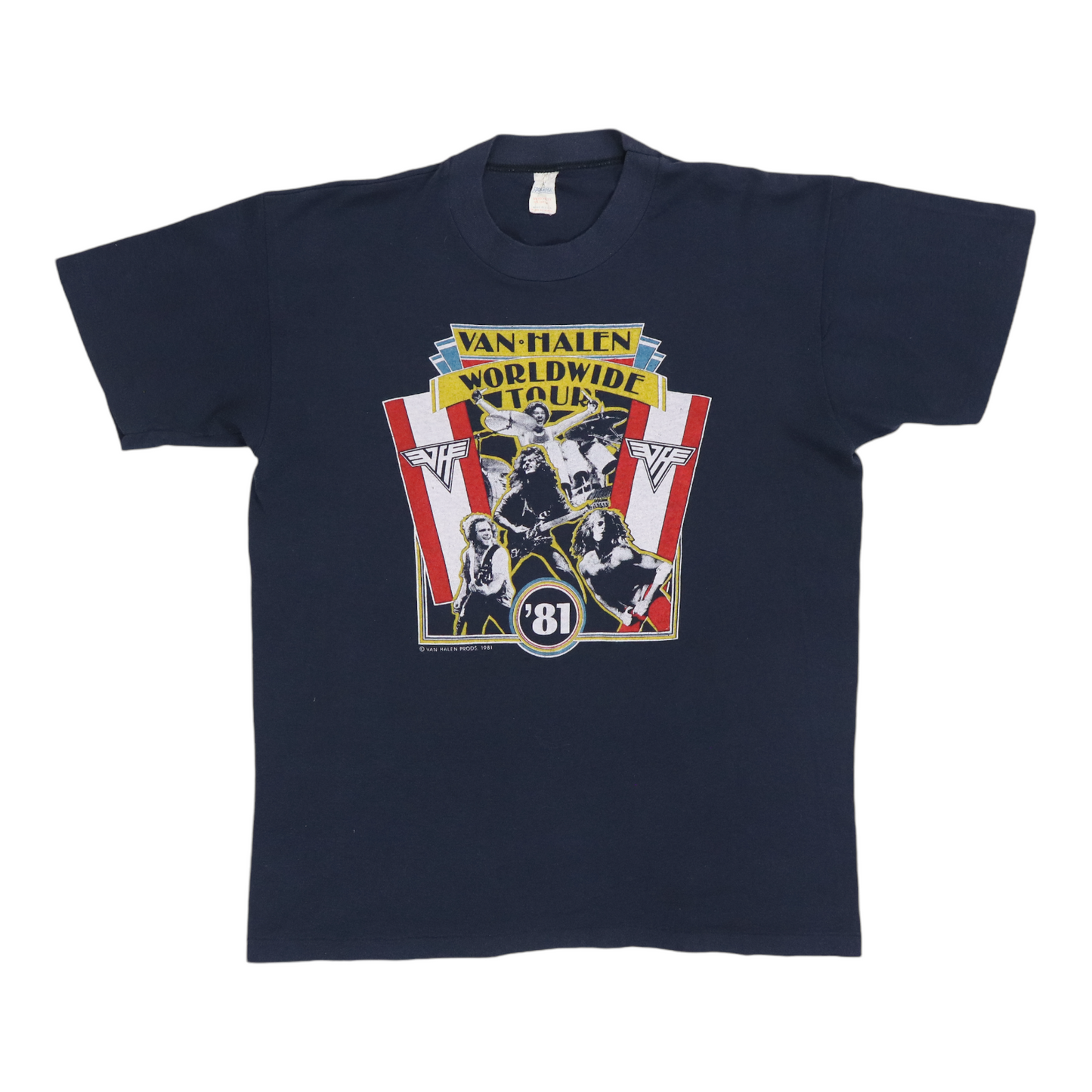 1981 Van Halen World Tour Shirt Style002