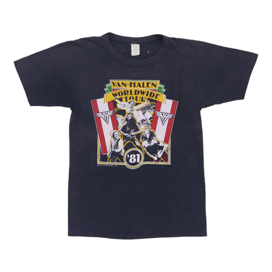 1981 Van Halen Worldwide Tour Shirt