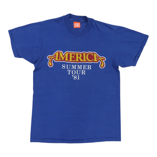 1981 America Summer Tour Shirt Style001