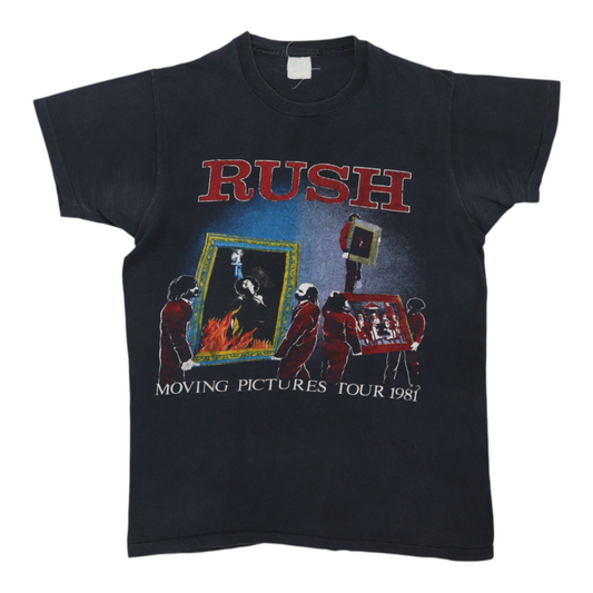 1981 Rush Moving Pictures Tour Shirt Style001