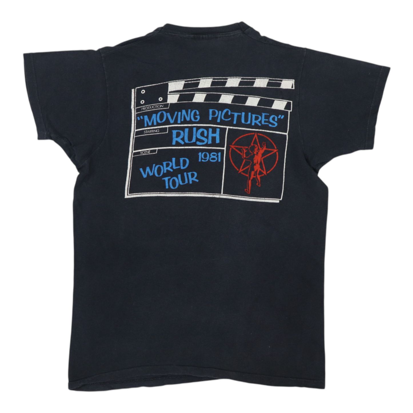 1981 Rush Moving Pictures Tour Shirt Style001