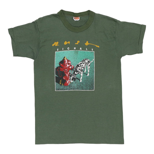 1982 Rush Signals New World Tour Shirt Style005