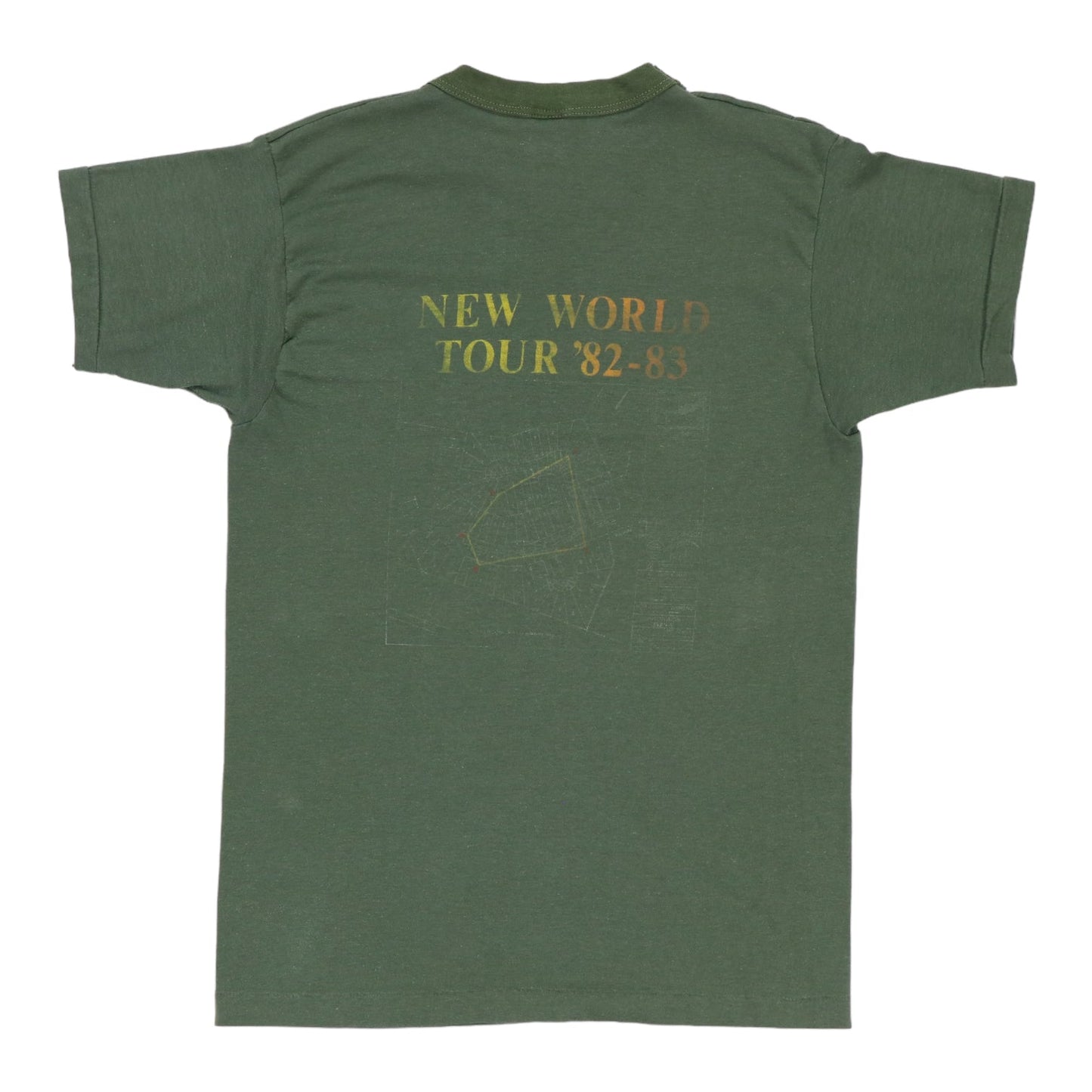 1982 Rush Signals New World Tour Shirt Style005