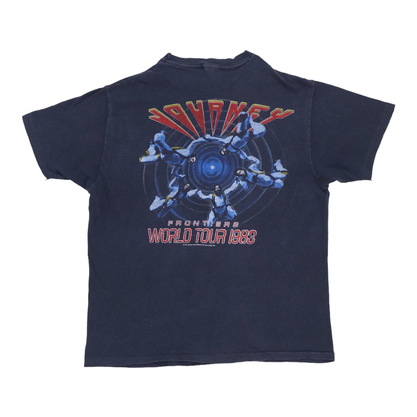 1983 Journey Frontiers World Tour Shirt Style001