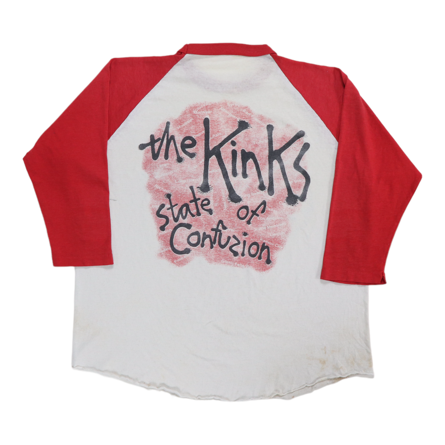 1983 The Kinks State Of Confusion Tour Jersey Shirt Style001
