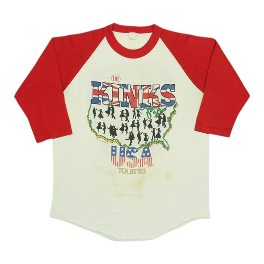 1983 The Kinks State Of Confusion Tour Jersey Shirt Style003