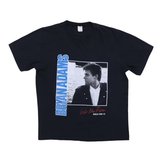 1987 Bryan Adams Into The Fire World Tour Shirt Style006