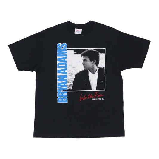 1987 Bryan Adams Into The Fire World Tour Shirt Style004
