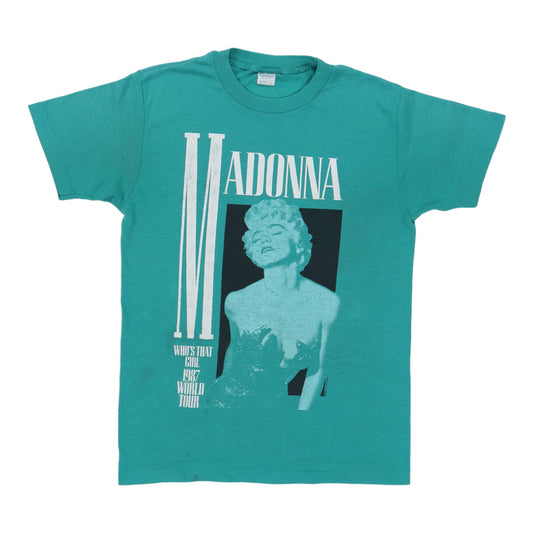 1987 Madonna Who's That Girl World Tour Shirt Style009