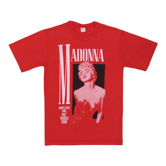 1987 Madonna Who's That Girl World Tour Shirt Style010