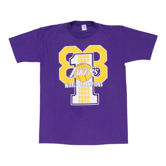 1988 Los Angeles Lakers World Champions Shirt Style001