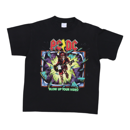 1988 ACDC Blow Up Your Video World Tour Shirt Style001