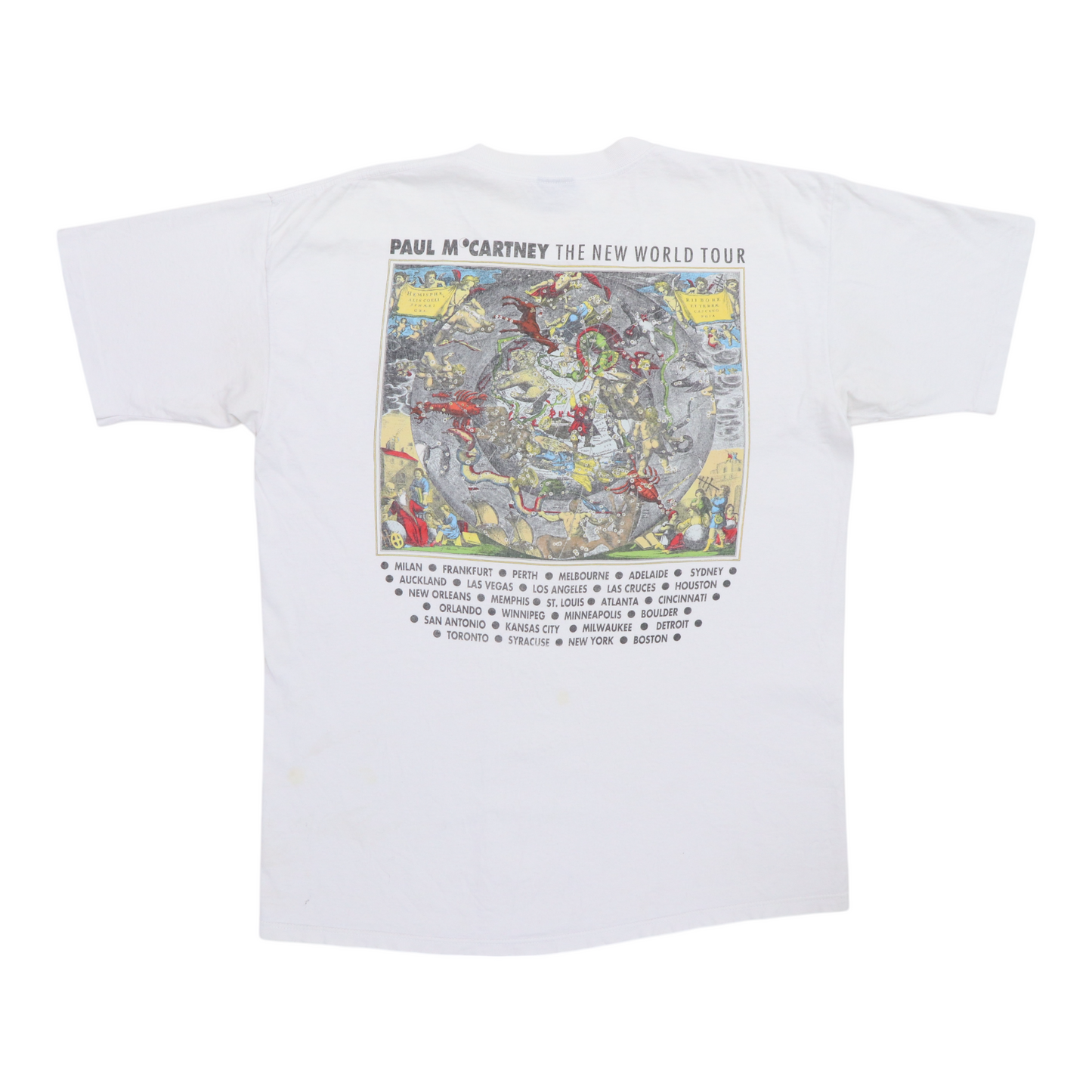 1993 Paul McCartney The New World Tour Shirt Style002