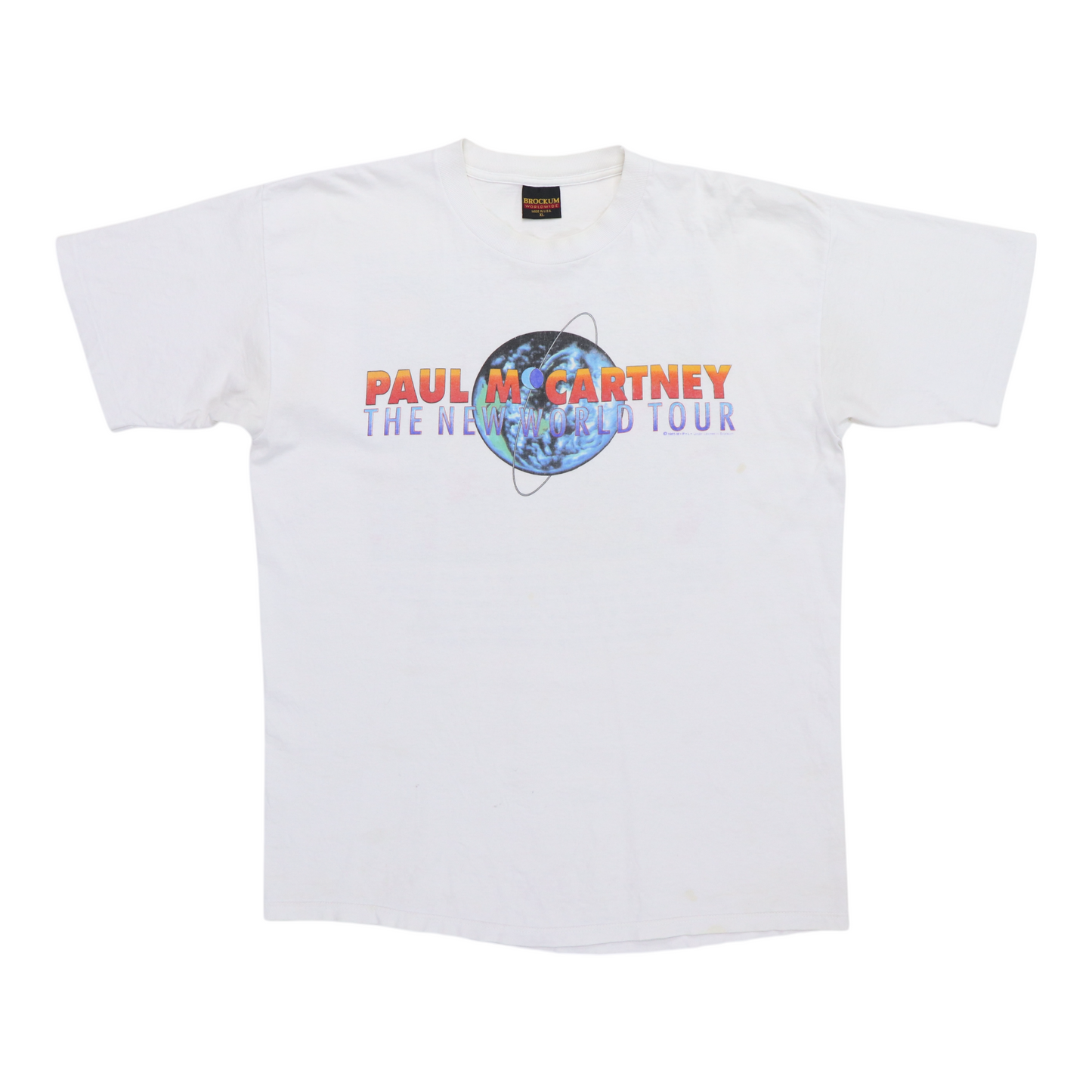 1993 Paul McCartney The New World Tour Shirt Style002