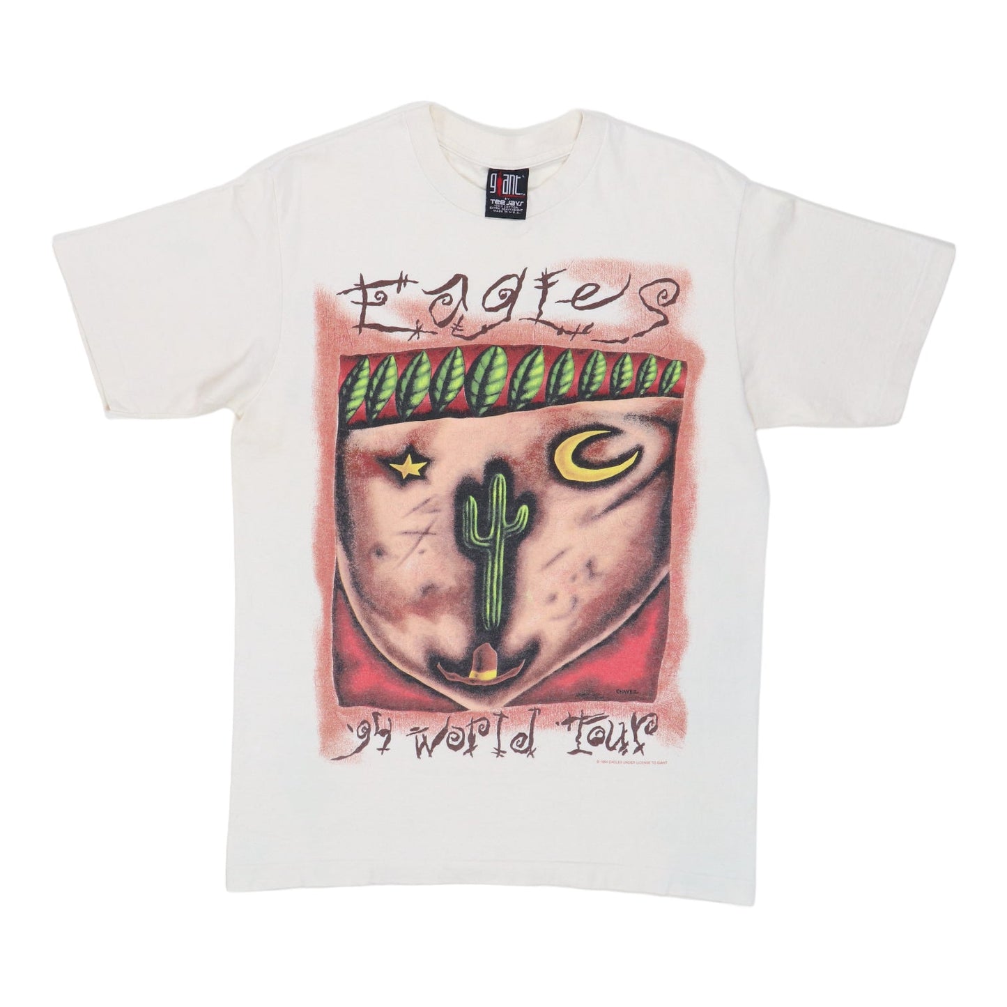 1994 Eagles Hell Freezes Over World Tour Shirt Style010