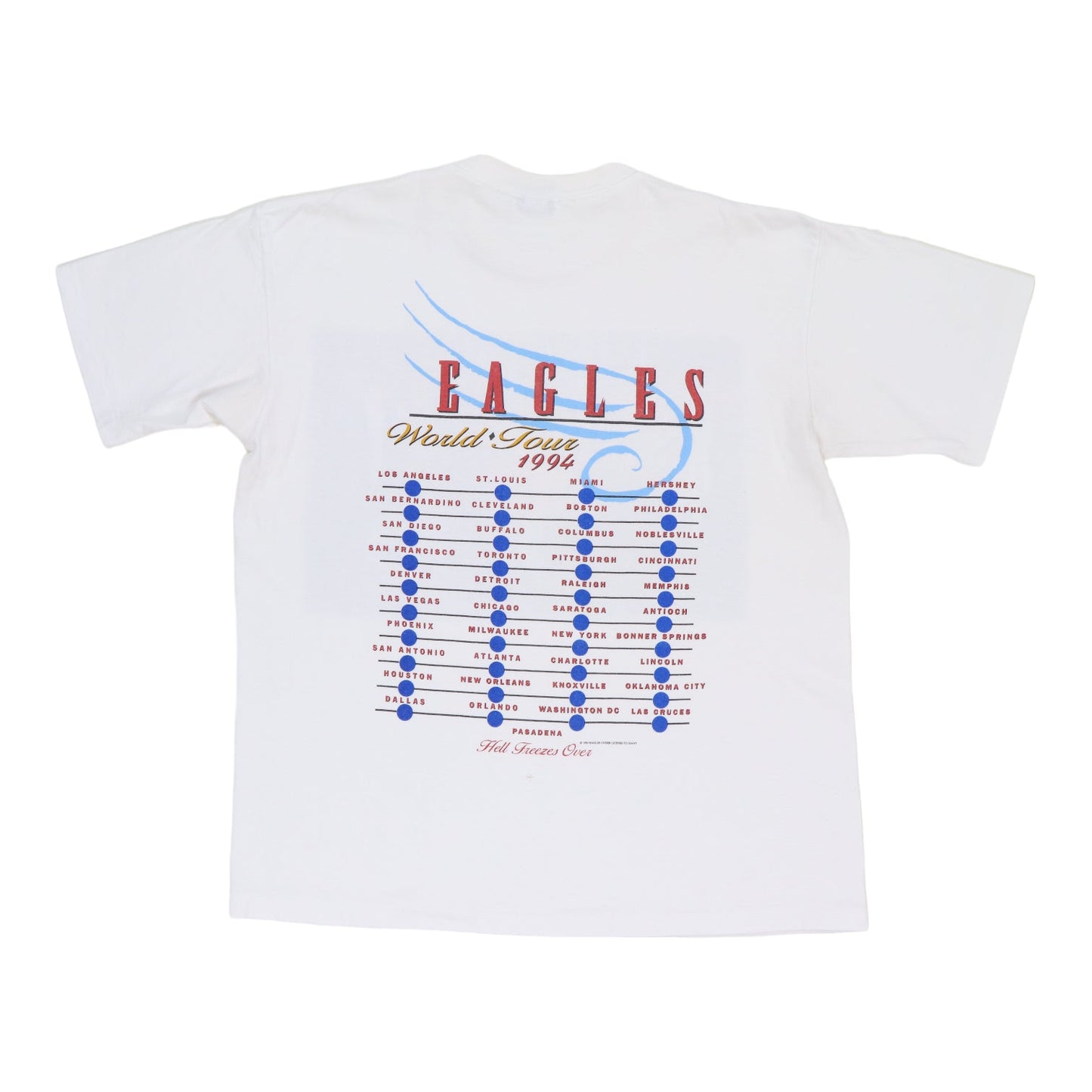 1994 Eagles Hell Freezes over World Tour Shirt