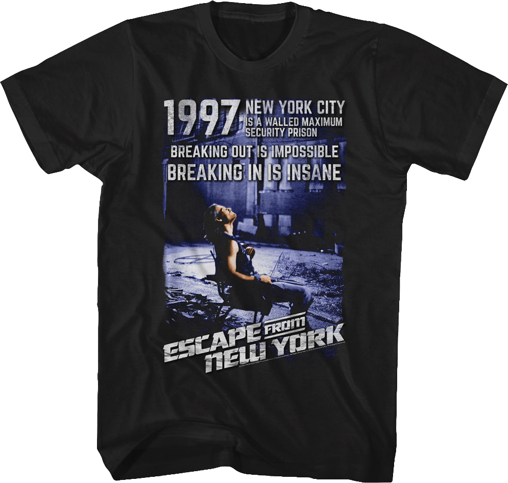 1997 Escape From New York T-Shirt