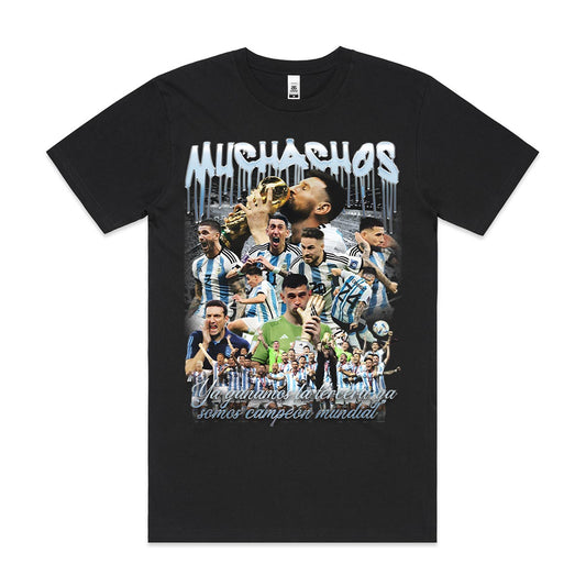 Argentina Football T-Shirt Sport Athlete Family Tee World Cup