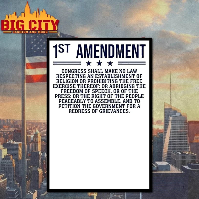 1st Amendment US Constitution Patriot shirt