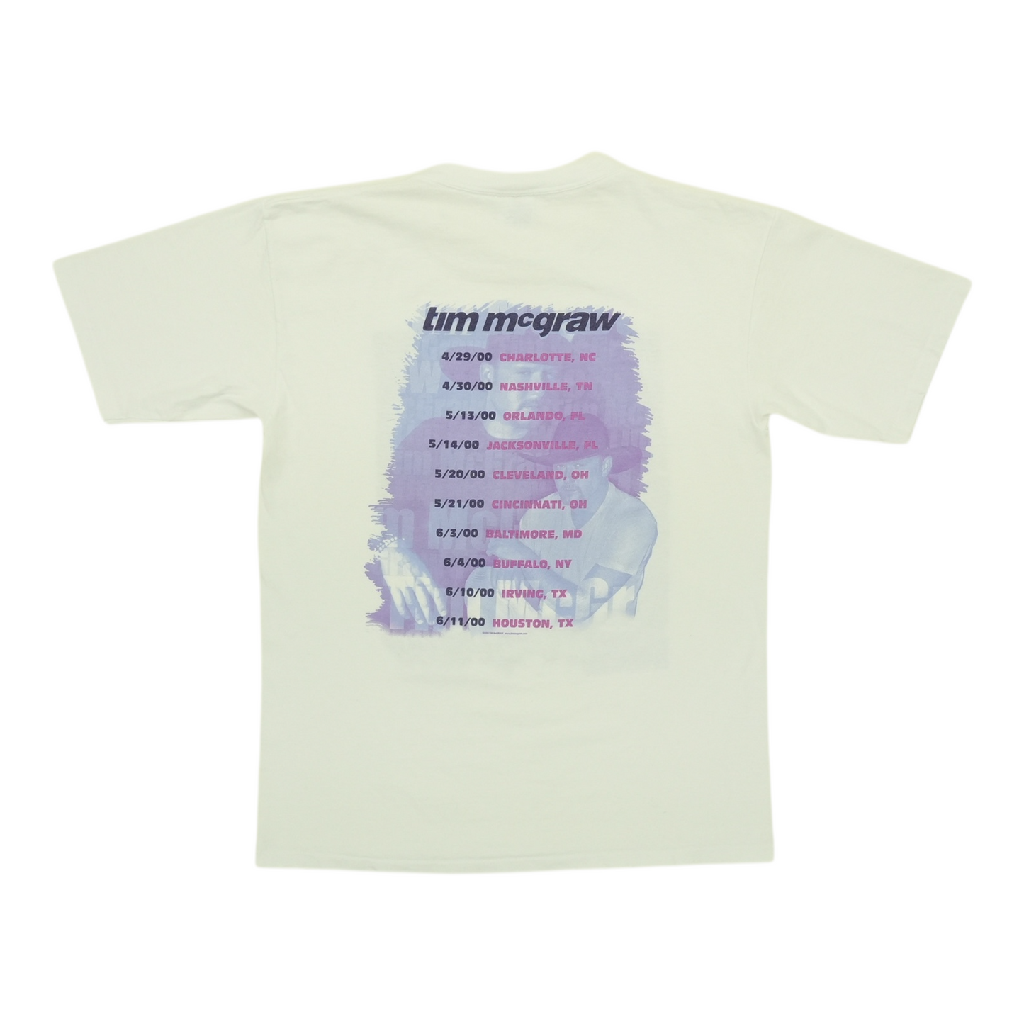 2000 Tim McGraw Tour Shirt Style001