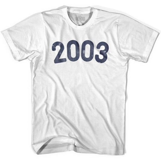 2003 Year Celebration Womens Cotton T-shirt Style001