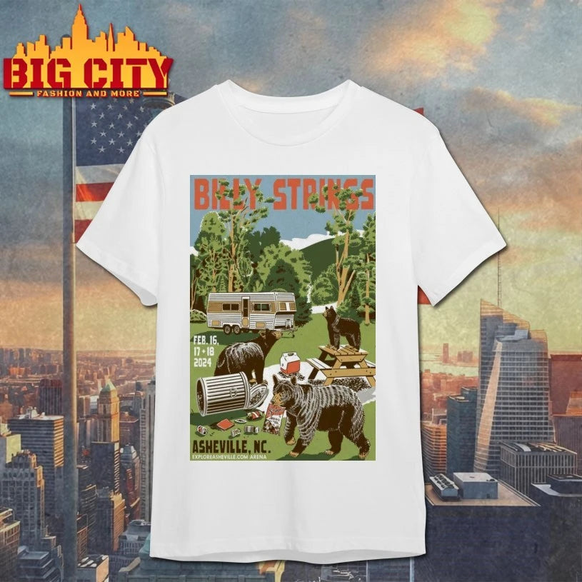 2024 Billy Strings Asheville Poster shirt